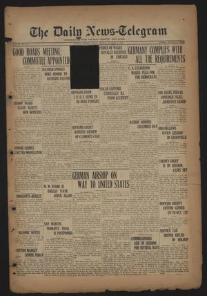 Primary view of object titled 'The Daily News-Telegram (Sulphur Springs, Tex.), Vol. 26, No. 246, Ed. 1 Monday, October 13, 1924'.