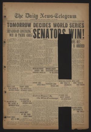 The Daily News-Telegram (Sulphur Springs, Tex.), Vol. 26, No. 243, Ed. 1 Thursday, October 9, 1924