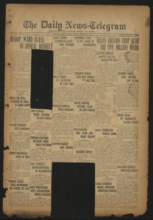 Primary view of object titled 'The Daily News-Telegram (Sulphur Springs, Tex.), Vol. 26, No. 193, Ed. 1 Monday, December 8, 1924'.