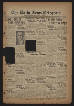 Primary view of object titled 'The Daily News-Telegram (Sulphur Springs, Tex.), Vol. 26, No. 249, Ed. 1 Thursday, October 16, 1924'.