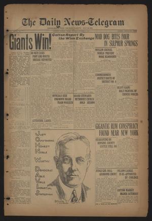 The Daily News-Telegram (Sulphur Springs, Tex.), Vol. 26, No. 239, Ed. 1 Sunday, October 5, 1924