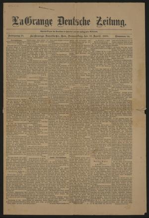 La Grange Deutsche Zeitung. (La Grange, Tex.), Vol. 18, No. 36, Ed. 1 Thursday, April 16, 1908