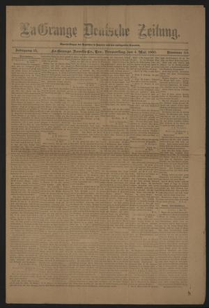 La Grange Deutsche Zeitung. (La Grange, Tex.), Vol. 15, No. 38, Ed. 2 Thursday, May 4, 1905