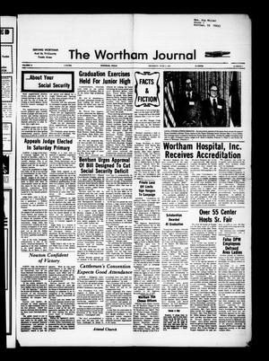 Primary view of object titled 'The Wortham Journal (Wortham, Tex.), Vol. 77, No. 5, Ed. 1 Thursday, June 3, 1976'.