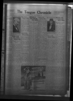 The Teague Chronicle (Teague, Tex.), Vol. 26, No. 15, Ed. 1 Friday, November 6, 1931