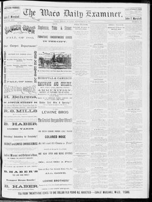 The Waco Daily Examiner. (Waco, Tex.), Vol. 16, No. 221, Ed. 1, Sunday, September 2, 1883
