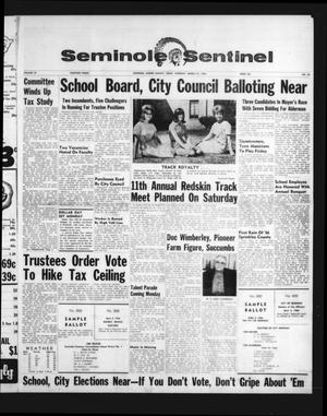 Primary view of object titled 'Seminole Sentinel (Seminole, Tex.), Vol. 59, No. 20, Ed. 1 Thursday, March 31, 1966'.