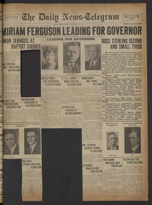 The Daily News-Telegram (Sulphur Springs, Tex.), Vol. 32, No. 177, Ed. 1 Sunday, July 27, 1930