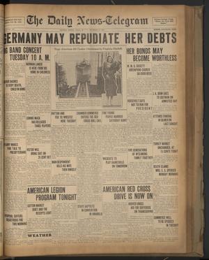 The Daily News-Telegram (Sulphur Springs, Tex.), Vol. 32, No. 268, Ed. 1 Monday, November 10, 1930