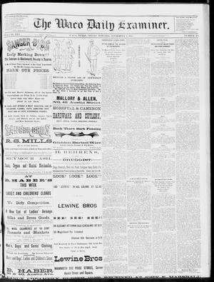 The Waco Daily Examiner. (Waco, Tex.), Vol. 16, No. 273, Ed. 1, Friday, November 2, 1883