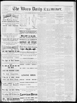 The Waco Daily Examiner. (Waco, Tex.), Vol. 16, No. 274, Ed. 1, Saturday, November 3, 1883
