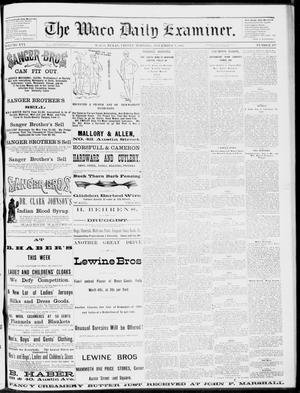 The Waco Daily Examiner. (Waco, Tex.), Vol. 16, No. 279, Ed. 1, Friday, November 9, 1883