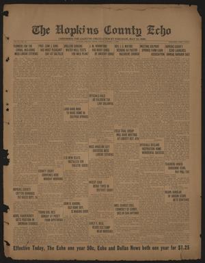 The Hopkins County Echo (Sulphur Springs, Tex.), Vol. 53, No. 40, Ed. 1 Friday, October 4, 1935