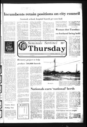 Primary view of object titled 'Seminole Sentinel (Seminole, Tex.), Vol. 74, No. 46, Ed. 1 Thursday, April 9, 1981'.