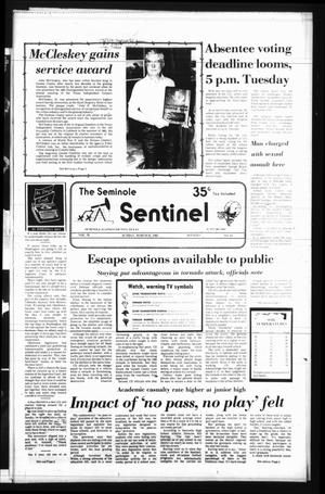 Seminole Sentinel (Seminole, Tex.), Vol. 78, No. 43, Ed. 1 Sunday, March 31, 1985