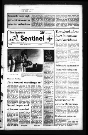 Seminole Sentinel (Seminole, Tex.), Vol. 78, No. 21, Ed. 1 Sunday, January 13, 1985
