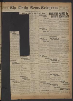 Primary view of object titled 'The Daily News-Telegram (Sulphur Springs, Tex.), Vol. 32, No. 184, Ed. 1 Monday, August 4, 1930'.