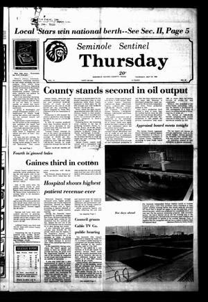 Seminole Sentinel (Seminole, Tex.), Vol. 73, No. 60, Ed. 1 Thursday, May 29, 1980