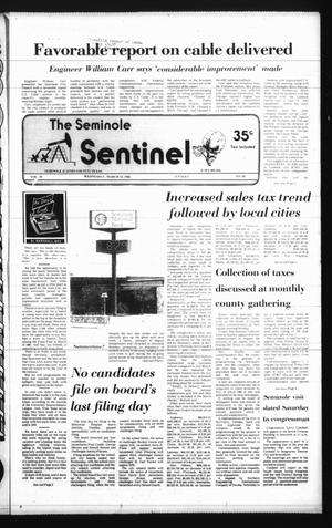 Primary view of object titled 'Seminole Sentinel (Seminole, Tex.), Vol. 78, No. 38, Ed. 1 Wednesday, March 13, 1985'.