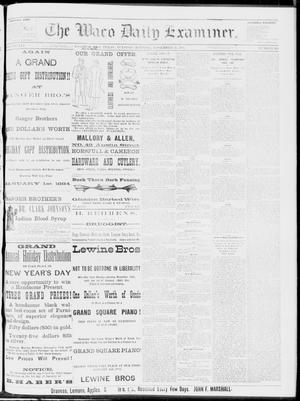 The Waco Daily Examiner. (Waco, Tex.), Vol. 16, No. 294, Ed. 1, Tuesday, November 27, 1883