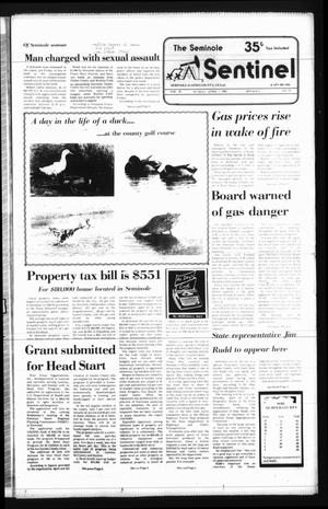 Seminole Sentinel (Seminole, Tex.), Vol. 78, No. 45, Ed. 1 Sunday, April 7, 1985