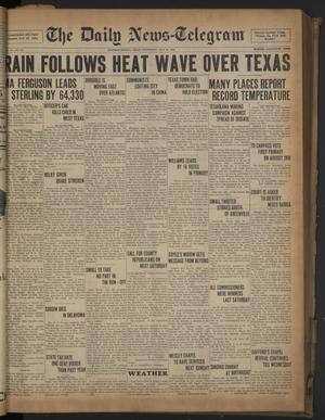 The Daily News-Telegram (Sulphur Springs, Tex.), Vol. 32, No. 180, Ed. 1 Wednesday, July 30, 1930