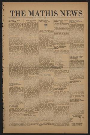 The Mathis News (Mathis, Tex.), Vol. 33, No. 24, Ed. 1 Friday, June 11, 1948