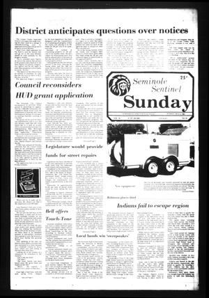 Seminole Sentinel (Seminole, Tex.), Vol. 74, No. 53, Ed. 1 Sunday, May 3, 1981