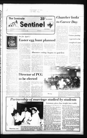Seminole Sentinel (Seminole, Tex.), Vol. 78, No. 41, Ed. 1 Sunday, March 24, 1985