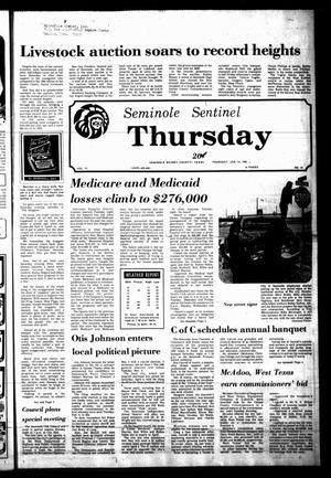 Seminole Sentinel (Seminole, Tex.), Vol. 73, No. 24, Ed. 1 Thursday, January 24, 1980