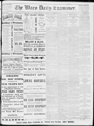 The Waco Daily Examiner. (Waco, Tex.), Vol. 16, No. 315, Ed. 1, Thursday, December 20, 1883