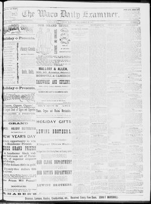The Waco Daily Examiner. (Waco, Tex.), Vol. 16, No. 321, Ed. 1, Friday, December 28, 1883