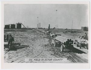 Primary view of object titled '[Oil Field Scene in Ector County]'.