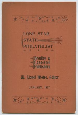 Primary view of object titled 'Lone Star State Philatelist, Volume 3, Number 6, January 1897'.
