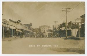 Primary view of object titled '[Main Street in Sonora, Texas]'.