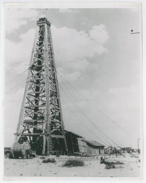Primary view of object titled '[Wooden Derrick and Rig]'.