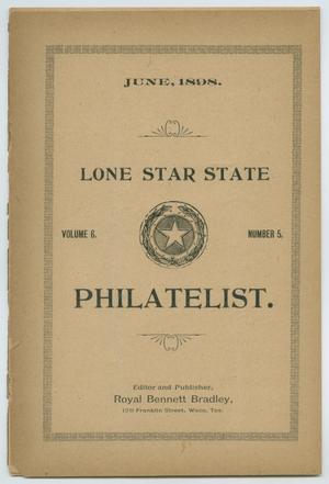 Primary view of object titled 'Lone Star State Philatelist, Volume 6, Number 5, June 1898'.