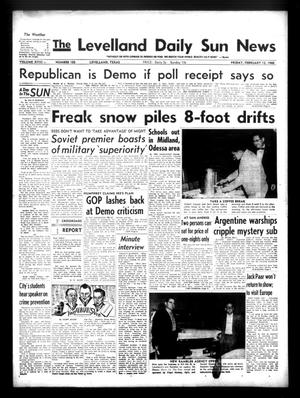 The Levelland Daily Sun News (Levelland, Tex.), Vol. 18, No. 133, Ed. 1 Friday, February 12, 1960