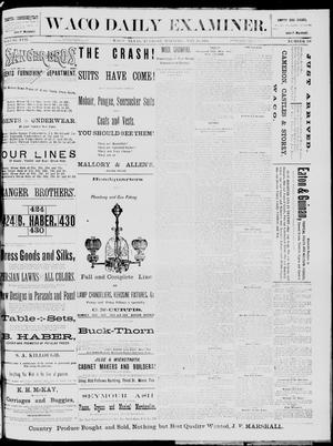 The Waco Daily Examiner. (Waco, Tex.), Vol. 17, No. 108, Ed. 1, Tuesday, May 20, 1884