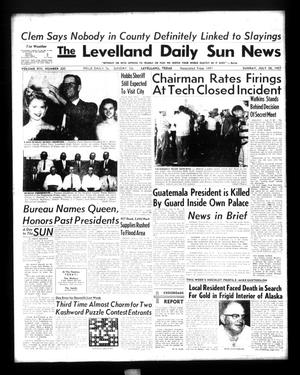 Primary view of object titled 'The Levelland Daily Sun News (Levelland, Tex.), Vol. 16, No. 235, Ed. 1 Sunday, July 28, 1957'.