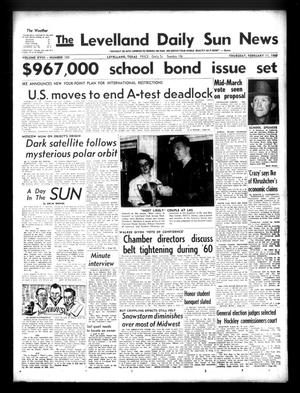 The Levelland Daily Sun News (Levelland, Tex.), Vol. 18, No. 132, Ed. 1 Thursday, February 11, 1960
