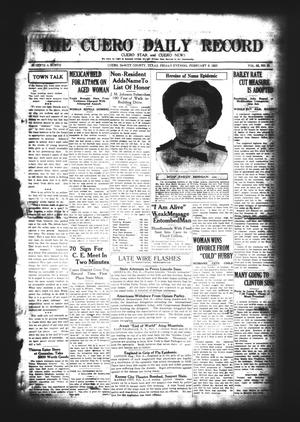 The Cuero Daily Record (Cuero, Tex.), Vol. 62, No. 31, Ed. 1 Friday, February 6, 1925