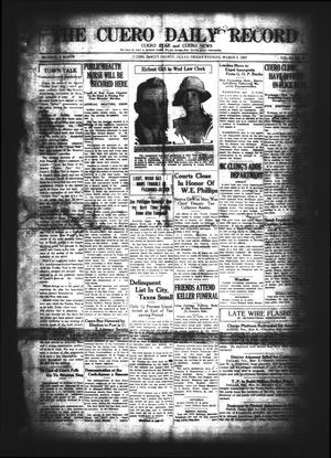 The Cuero Daily Record (Cuero, Tex.), Vol. 62, No. 55, Ed. 1 Friday, March 6, 1925