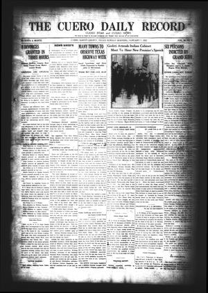 The Cuero Daily Record (Cuero, Tex.), Vol. 58, No. 5, Ed. 1 Sunday, January 7, 1923