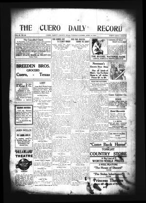 The Cuero Daily Record (Cuero, Tex.), Vol. 40, No. 88, Ed. 1 Tuesday, April 14, 1914