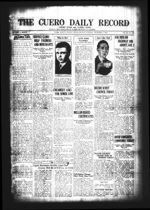 The Cuero Daily Record (Cuero, Tex.), Vol. 63, No. 135, Ed. 1 Monday, December 7, 1925
