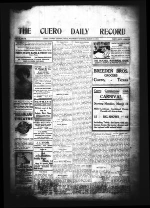 The Cuero Daily Record (Cuero, Tex.), Vol. 40, No. 59, Ed. 1 Wednesday, March 11, 1914