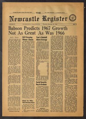 The Newcastle Register (Newcastle, Tex.), Vol. 57, No. 64, Ed. 1 Thursday, December 29, 1966