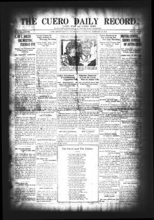 The Cuero Daily Record (Cuero, Tex.), Vol. 58, No. 41, Ed. 1 Sunday, February 18, 1923