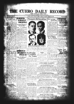 The Cuero Daily Record (Cuero, Tex.), Vol. 62, No. 67, Ed. 1 Friday, March 20, 1925